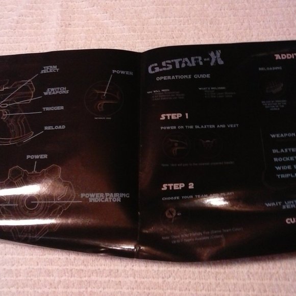 LASER TAG 4 PLAYER by GALAXY STAR-X (NIB) - Picture 4 of 4